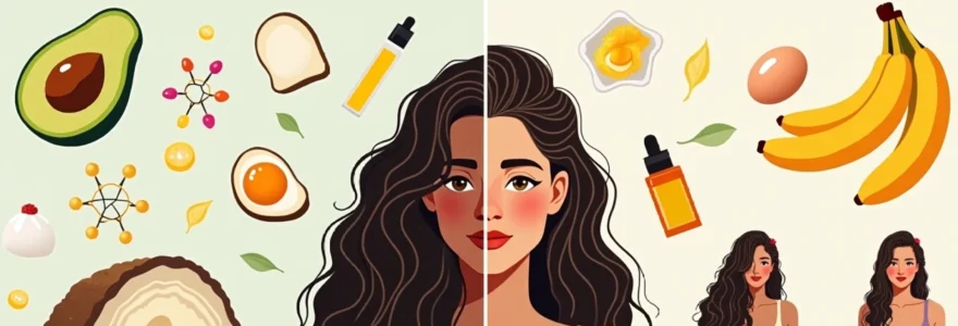 Masque capillaire maison pour des cheveux brillants
